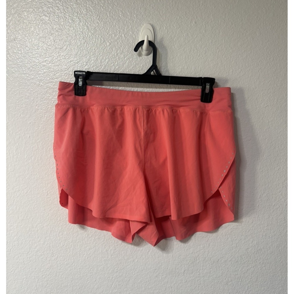 Lululemon Find Your Pace High Rise 3" Lined Running Shorts Coral size 12